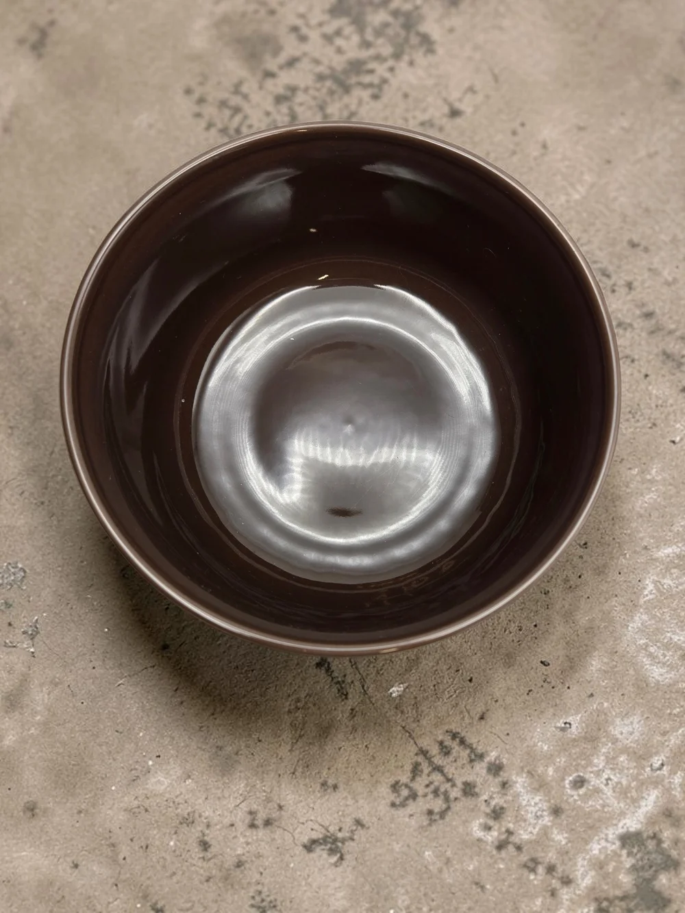 Pier 1 Imports Mushroom Stoneware Bowl Portugal Brown Embossed 8.5